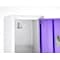 Adiroffice 12 in W, 12 in D, 72 in H, Steel ADI629-202-PUR-4PK - alternate 3